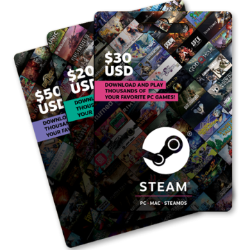 STEAM GIFT CARD 50 USD