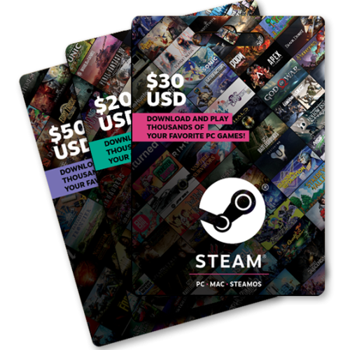 STEAM GIFT CARD 1 USD